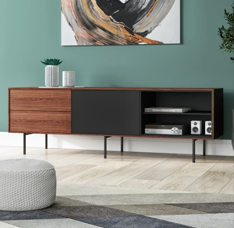 میز تلویزیون سوین مدل tv1چوب و فلز