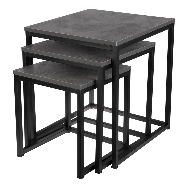 میز عسلی مدل CT-01 مجموعه سه عددی