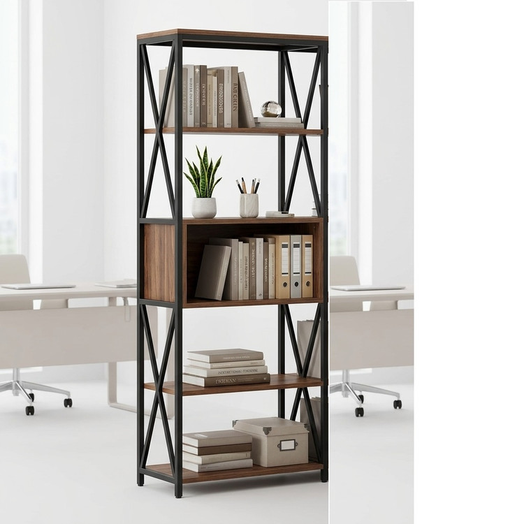 استندو کتابخانه مدل LIB-8 دارای طبق و باکس