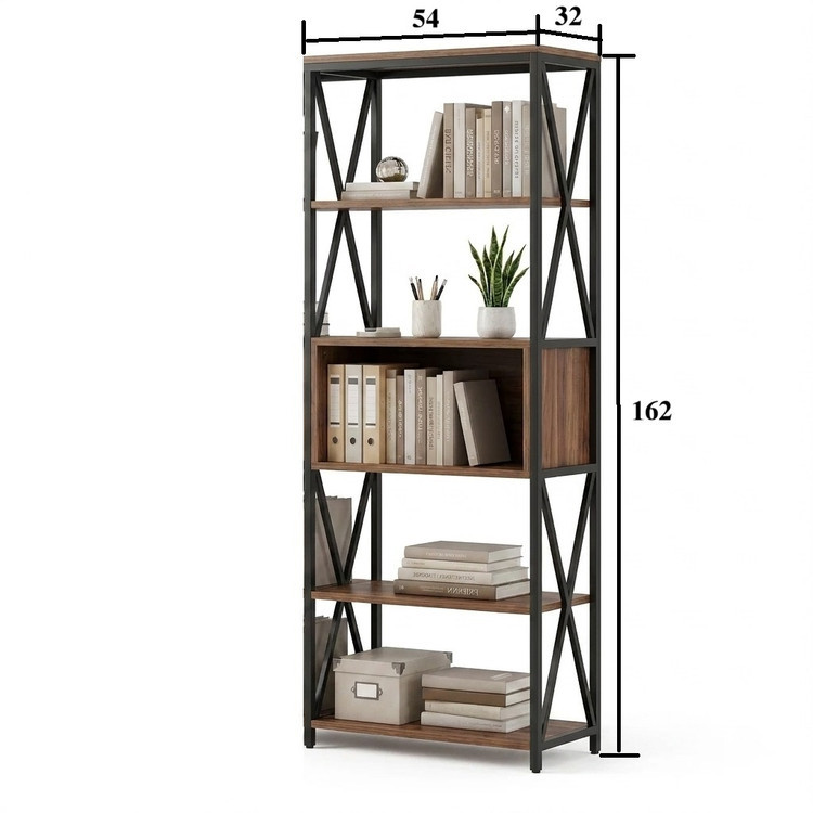 استندو کتابخانه مدل LIB-8 دارای طبق و باکس
