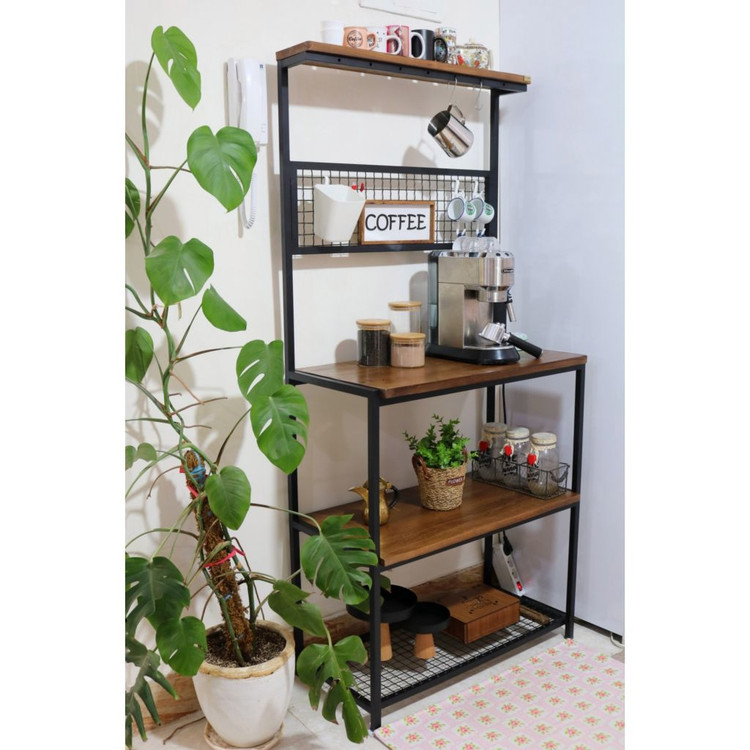 استند کافه ای و کافی بار مدل ERW 120000 چوب و فلز